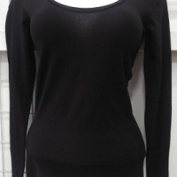 blusa basica negra