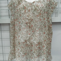 blusa gasa flores